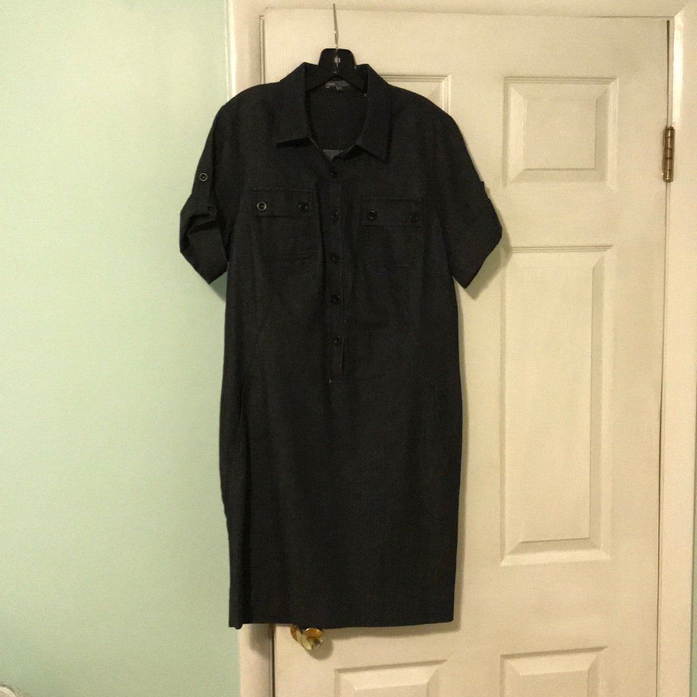 Vince Dark Denim Dress